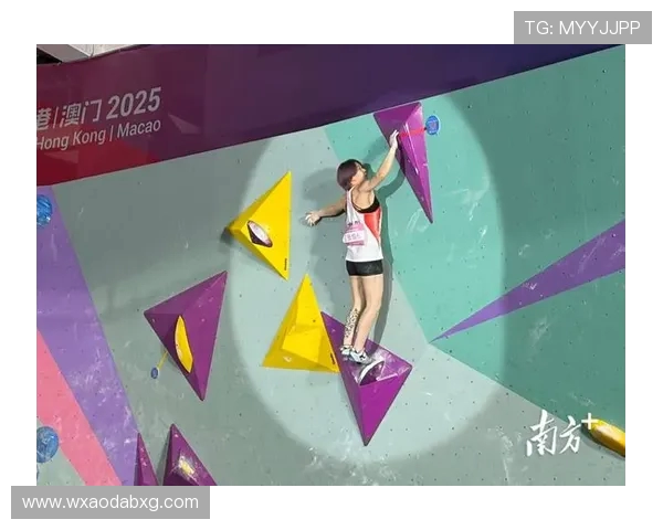 广州攀岩队在世界攀岩锦标赛中以51分稳居积分榜首位